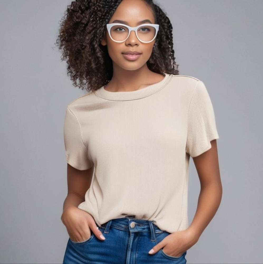 Madewell Beige Women's Casual Top